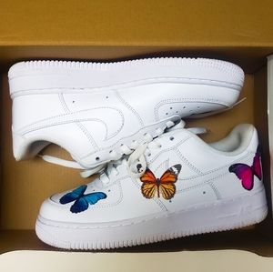 Custom Butterfly Nike Air Force 1's Dripcreationz